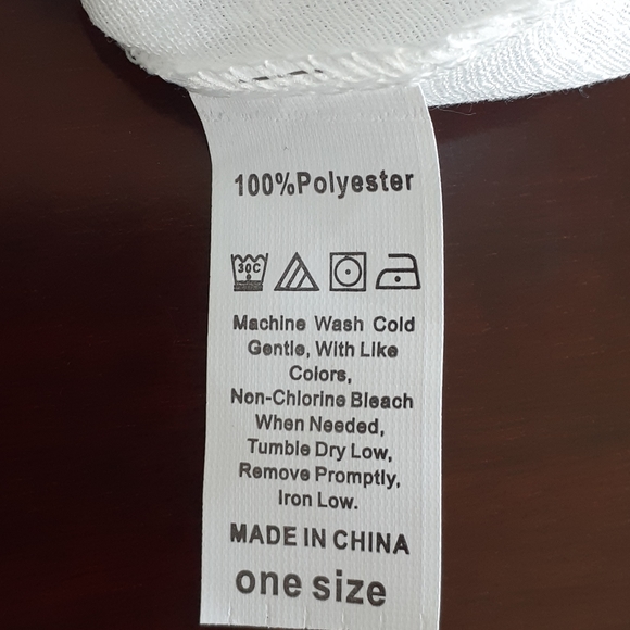 Zaful White Gauze Sundress/Swim Cover Up One Size - Picture 12 of 12